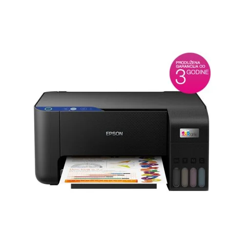 Printer Epson MFP EcoTank ITS L3211 print/scan/copy 33str/min BW. 15str/min color. rezolucija printanja 5.760 x 1.440 dpi. USB