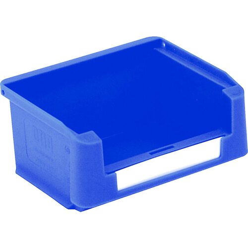 BITO odprta skladi&amp;scaron;čna posoda, dx&amp;scaron;xv 85 x 102 x 50 mm, de 60 kosov, modre barve Slike