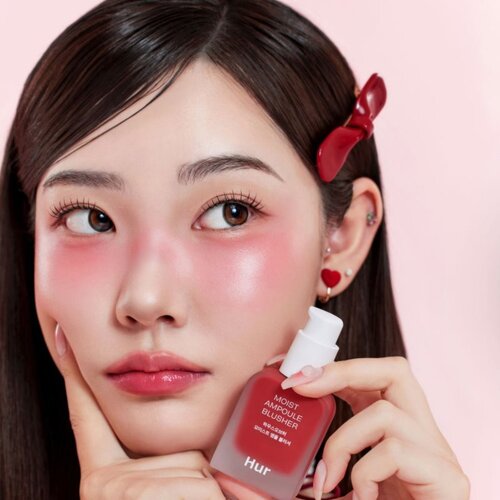 HOUSE OF HUR Moist Ampoule Blusher tekuće rumenilo nijansa 09 Ruby Red 20 ml Slike