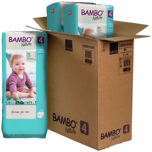 Bambo Nature plenice Maxi 4, 7-14 kg, 144 kos, družinsko pakiranje Cene