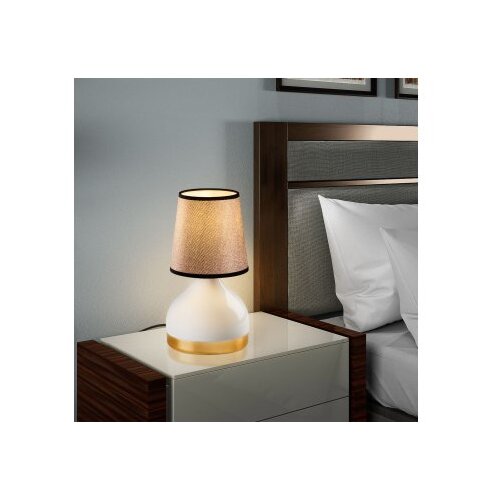 Opviq Stona lampa 8022, 17x17x33 cm, IP20, Smeđe-bijela Cijene