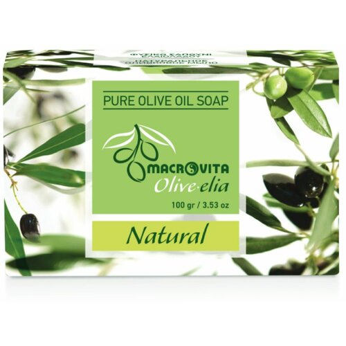 Macrovita pure olive oil soap natural Slike
