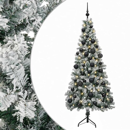  Umjetno božićno drvce s kuglicom 150 cm 150 LED lampica Slike