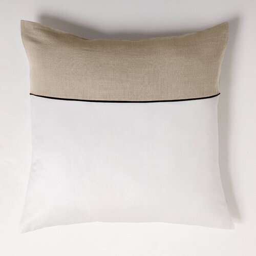 Douceur d int&amp;eacute;rieur Bela/bež bombažna posteljnina za zakonsko posteljo/podalj&amp;scaron;ana 240x220 cm Gabrielle &amp;ndash; Slike