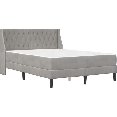  Okvir kreveta s madracem Zidne 2 pcs Svijetlo siva Bar&amp;scaron;un - Svjetlosiva 120 x 200 cm Slike