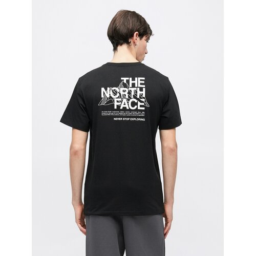 The North Face Funkcionalna majica &amp;#039;Mountain&amp;#039; črna / bela Slike