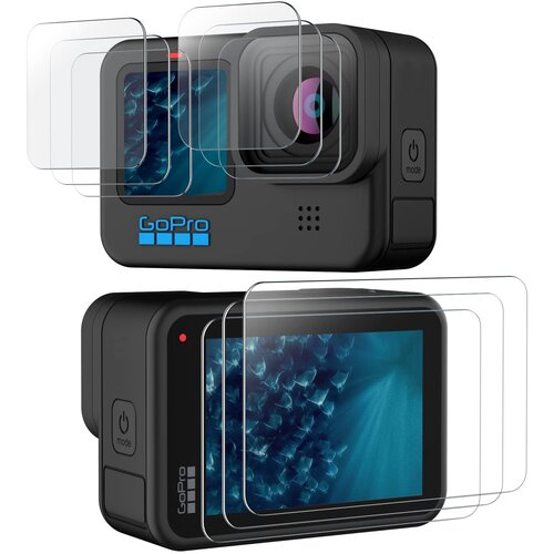 INF 9-paket za&amp;scaron;čitnih pokrovov za leče za gopro 10 transparent, (21247709) Slike