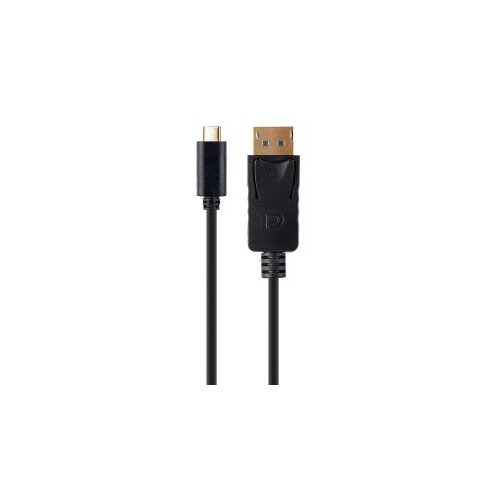 VIDEO adapter kabl Type-C to DisplayPort, BLACK, 2m, 4K 60 Hz, GEMBIRD A-CM-DPM-01 Cijene