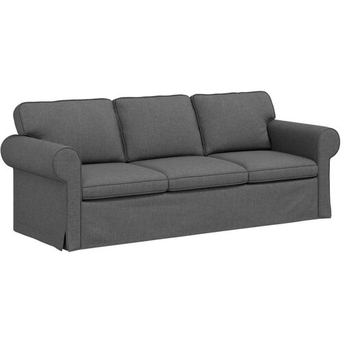 SOFA 2 pcs Tamno siva Metal Slike