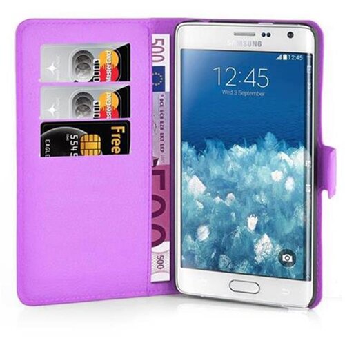 Cadorabo Samsung Galaxy NOTE EDGE v pastelno vijolična - Za&scaron;čitni ovitek z magnetnim zapiranjem, stoječo funkcijo in režo za kartice, (20550353) Cene