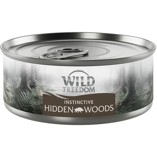 Wild Freedom Varčno pakiranje Instinctive 24 x 70 g - Hidden Woods - divja svinja