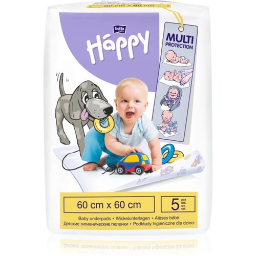 Bella Baby Happy Size L previjalne podloge za enkratno uporabo 60x60cm 5 kos Cene