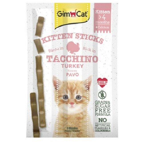 Gimborn gimcat sticks kitten - ćuretina i kalcijum 9g Cene