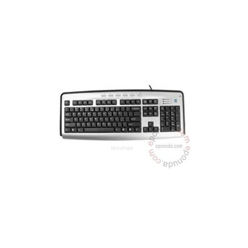 A4Tech KL-23MUU X-Slim USB US Srebrno Crna tastatura Slike
