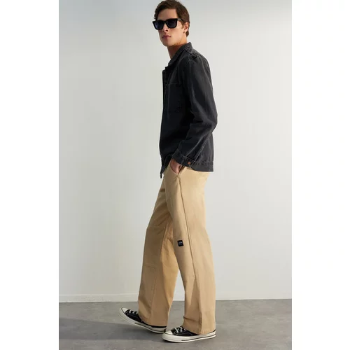 Trendyol Limited Edition Mink Men's Premium Loose Fit Trousers