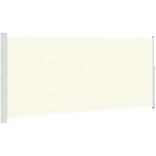  Uvlačiva bočna tenda za terasu 220 x 500 cm krem Slike