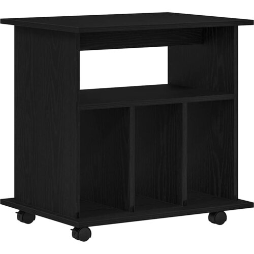  Mobilni ormar Crni hrast 60 x 45 x 55 cm Konstruirano drvo Slike