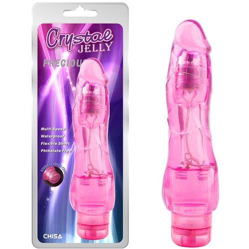 Precious Vibrator, Roze, 20 cm Cene