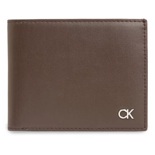 Calvin Klein Velika moška denarnica Metal Ck K50K511692 Črna