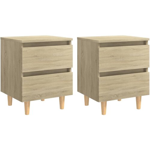 vidaXL noćni ormarići 2 kom boja hrasta sonome 40 x 35 x 50 cm Cijene