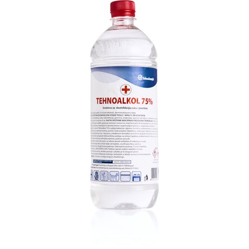 Tehnohemija Sredstvo za dezifekciju ruku i povr&amp;scaron;ina Tehnoalkol 75%, 1l Slike