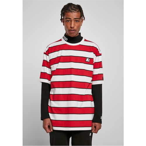 Starter Black Label Starter Block Stripes Tee Urban/White/Black Slike