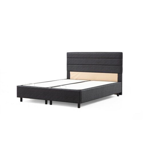 Hanah home Motya 90 x 190 - Anthracite Anthracite Single Bed Base & Headboard Cene