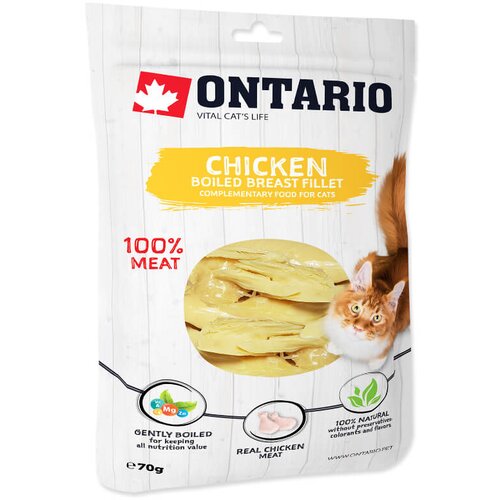 Ontario Cat posladek - kuhane pi&scaron;čančje prsi, 70 g Cene
