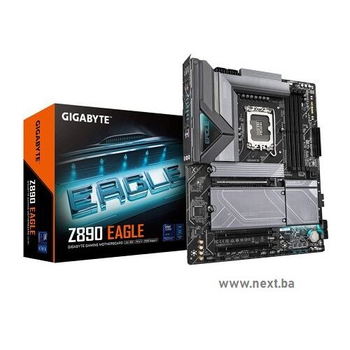 Gigabyte MB Z890 Eagle LGA1851 4xDDR5 4xM.2 4xSATA 10xUSB DP 1xHDMI, ATX RAID, THUNDERBOLT Cijene