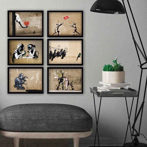 Wallity uramljena slika 6BC9627_2530, 25x30 cm , 6 delova Slike