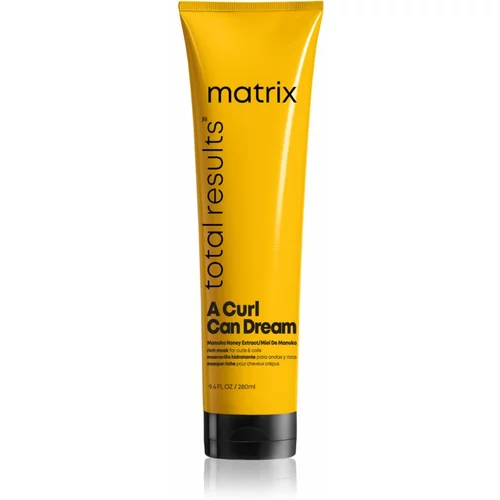 Matrix Total Results A Curl Can Dream intenzivna hidratantna maska za valovitu i kovrčavu kosu 280 ml