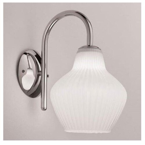  SIRU - Zidna lampa LONDON 1xE27/60W/230V bela/sjajni hrom venecijansko staklo Cene