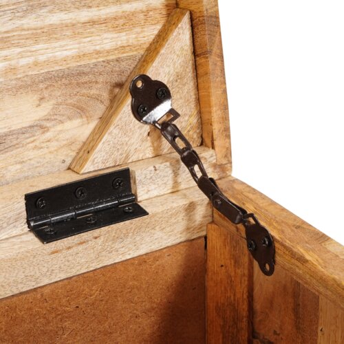 VidaXL Kutija za spremanje 70 x 35 x 40 cm masivno drvo manga Slike