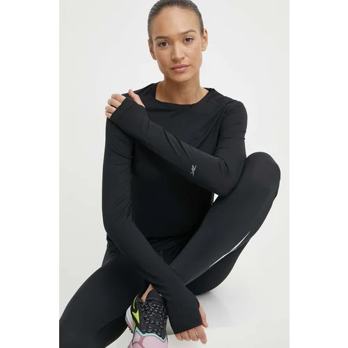 Reebok Majica dugih rukava za trening Active Collective Chill+ Dreamblend boja: crna, 100075386