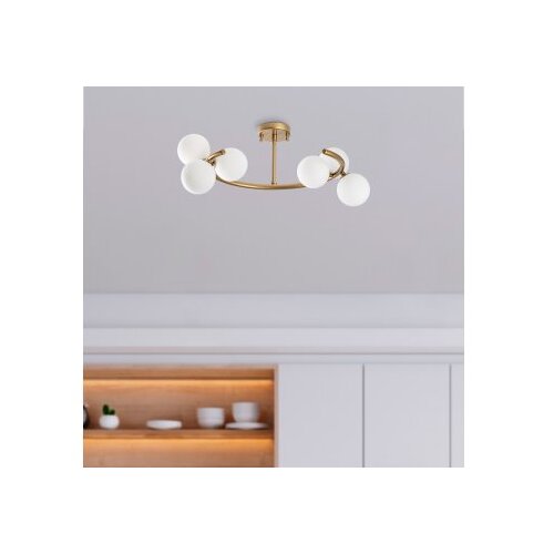 Opviq Luster Luminar-14141, 55x50x30cm, IP20, Zlatno-bijela boja Cene