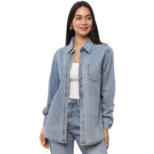 La Modeuse Srajce & Bluze 74360_P175831 Modra Cene