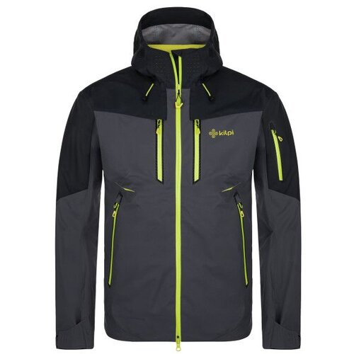 Kilpi Men&amp;#039;s outdoor waterproof jacket HASTAR-M Dark gray Slike