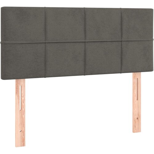 Maison Chic posteljno vzglavje - vzglavna omarica - nočna omarica temno sivo 90x5x78/88 cm žamet, (21706581) Slike