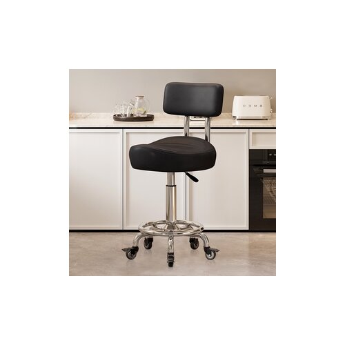  BOLZZ ROTIRAJUĆA STOLICA SA NASLONOM, PODESIVA, ZA SALON - ORDINACIJU MODERNO 01 BSTKOZ001 Slike