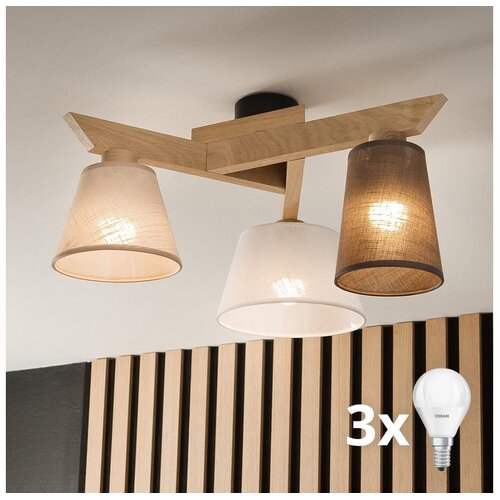  Brilagi - LED Plafonski luster ANTHONY 3xE14/40W/230V hrast Cene