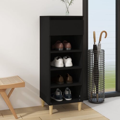 vidaXL Ormarić za cipele crni 40 x 36 x 105 cm od konstruiranog drva Cijene