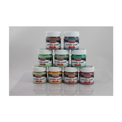  Akrilna boja mat - 50 ml | odaberite nijansu (akrilne boje PENTART) Cijene