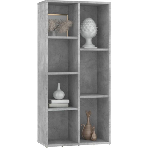  za knjige boja betona 50x25x106 cm konstruirano drvo Slike