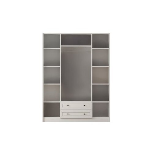 Hanah home Ormar Rb-168-01-001, 140x210x52 cm, Bijeli Slike