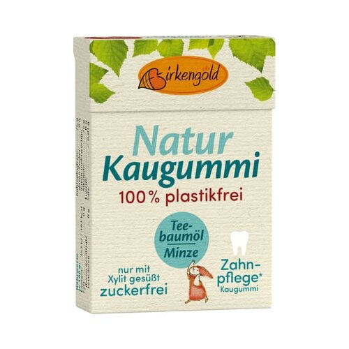 Birkengold naravni žvečilni gumi - čajevec-meta Cene
