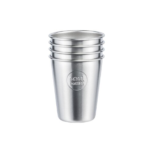 Soulbottles Soulcup Steel - 4x 0,3 l prostornina Slike