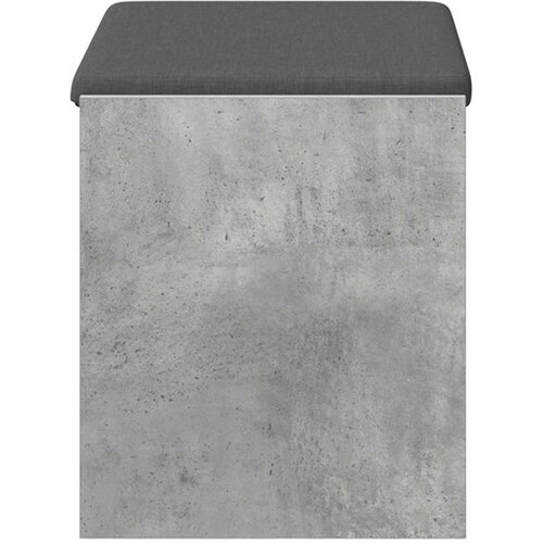  Klupa za hodnik s jastukom Betonsko Siva 63 x 38 x 45 cm - Betonsko siva 63 cm Slike