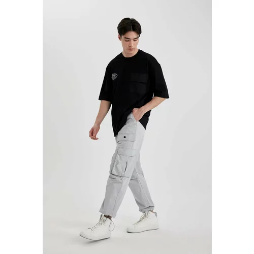 Defacto Baggy Fit Regular Hem With Cargo Pocket Trousers