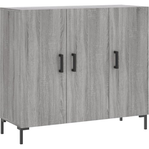 Maison Chic Komoda - Predalnik siva sonoma 90x34x80 cm konstruiran les, (21718058) Cene