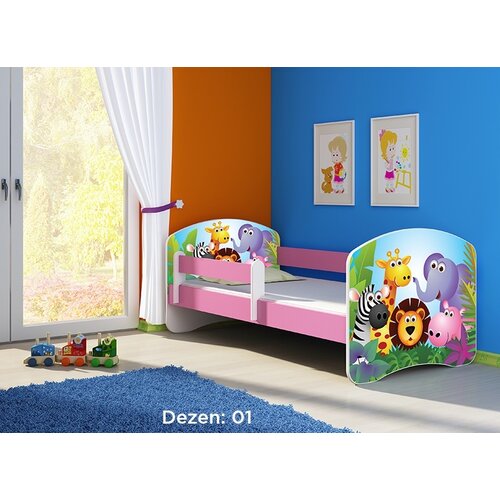 ACMA Krevet za decu PINK 180x80 cm 2 01 Cene